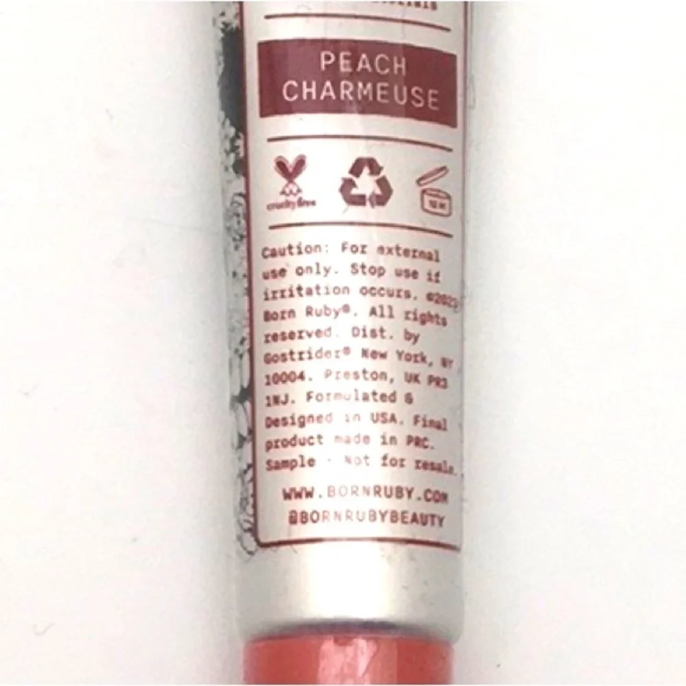 BORN RUBY Natural Blush Peach Charmeuse